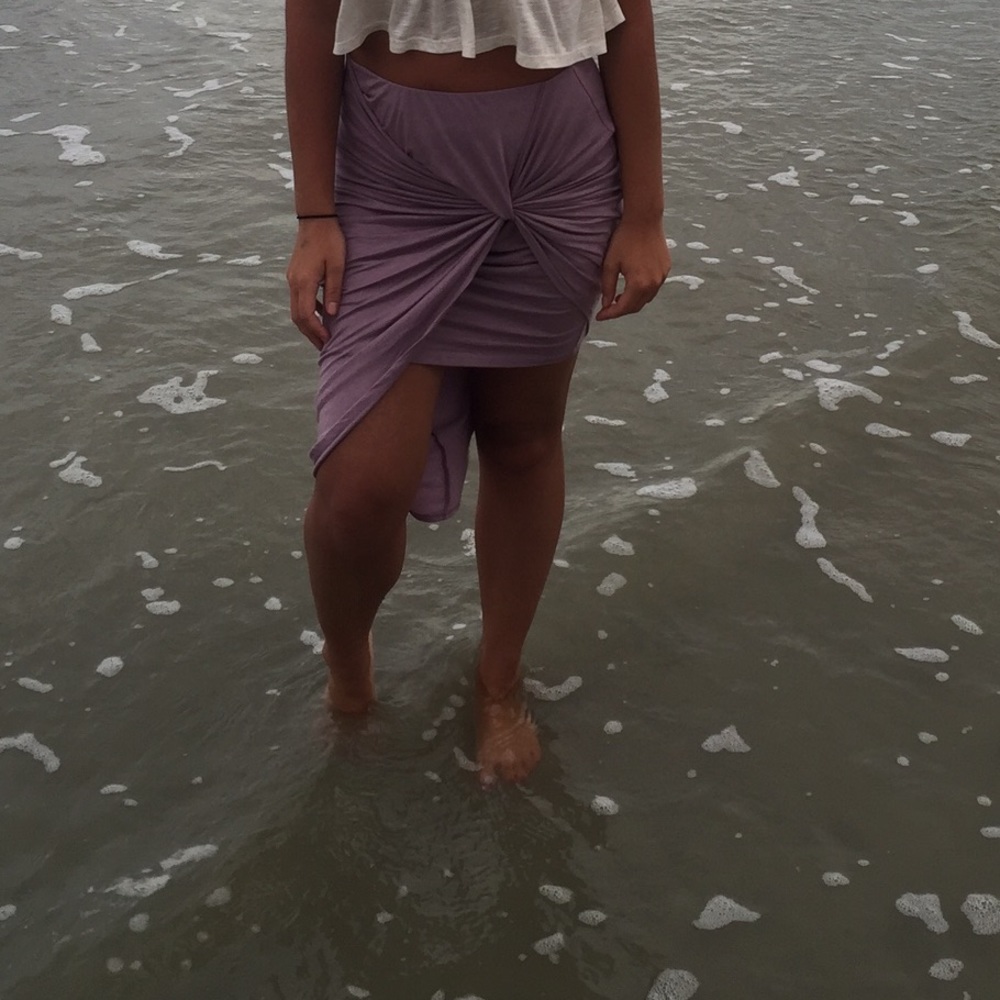 Cute stretchy beach skirt